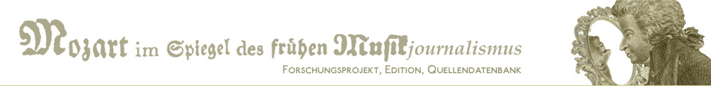 W. A. Mozart im Spiegel des fr&uuml;hen Musikjournalismus